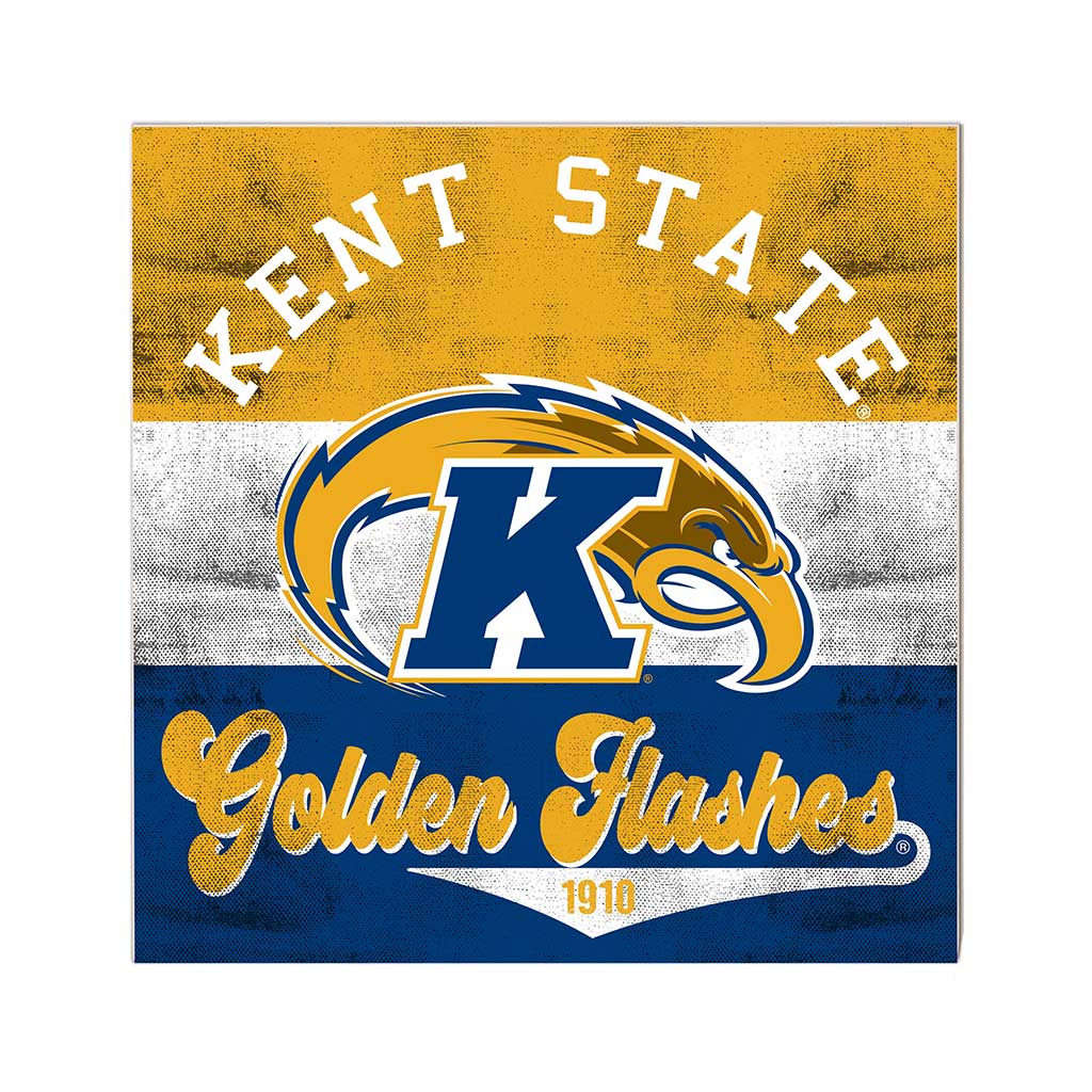 10x10 Retro Multi Color Sign Kent State Golden Flashes
