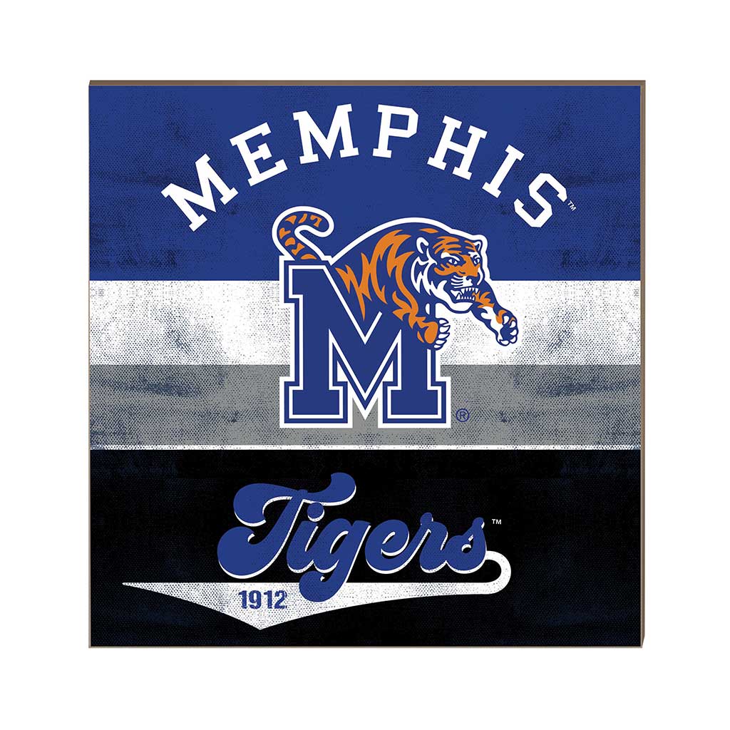 10x10 Retro Multi Color Sign Memphis Tigers