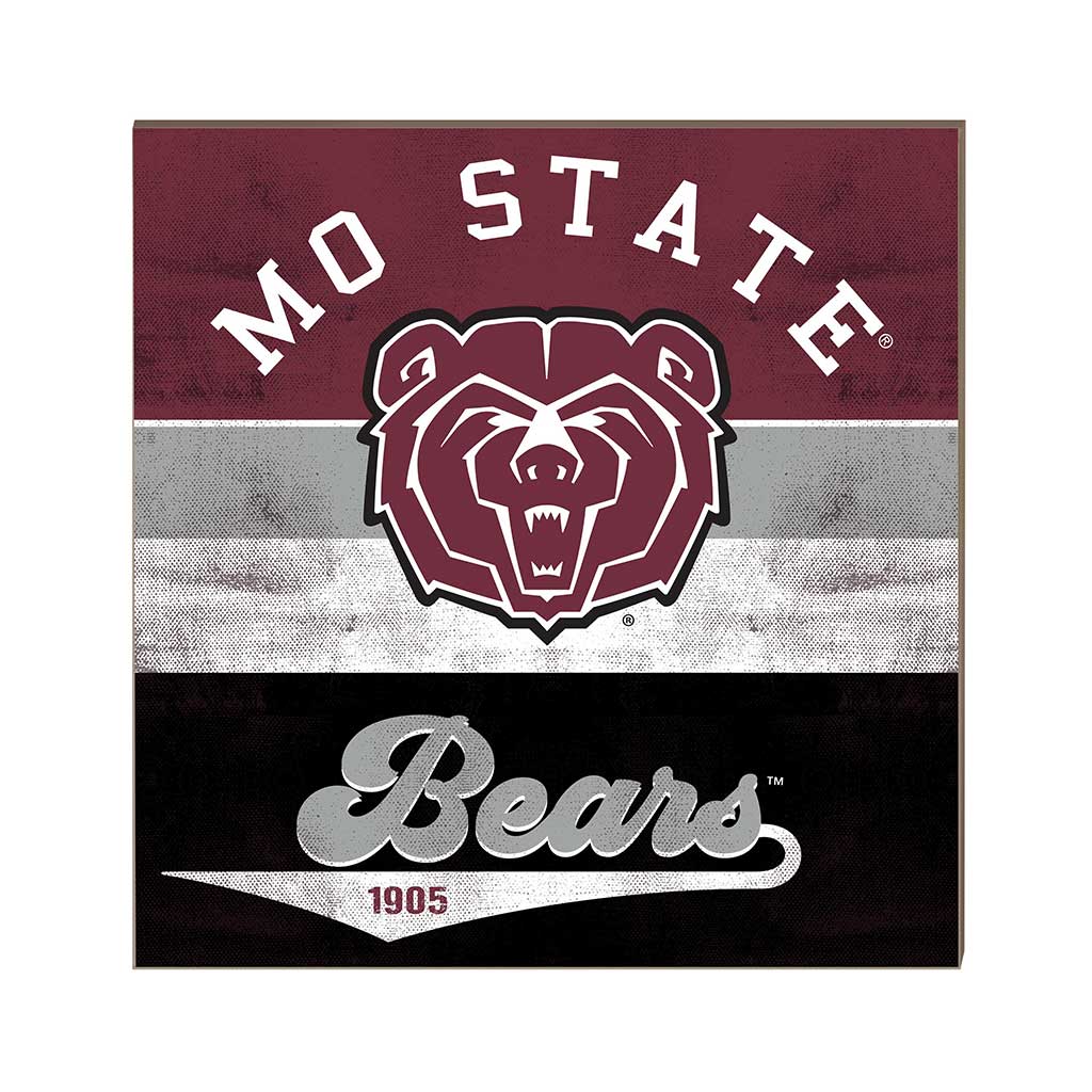 10x10 Retro Multi Color Sign Missouri State Bears