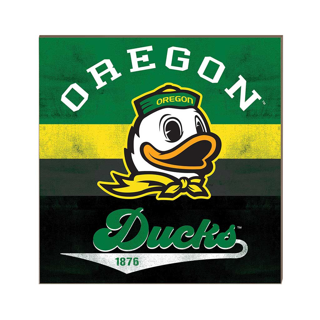 10x10 Retro Multi Color Sign Oregon Ducks