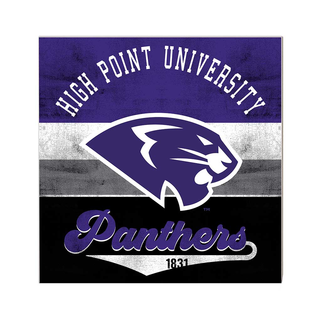 10x10 Retro Multi Color Sign High Point Panthers