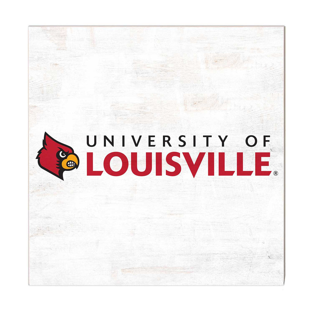 10x10 Scholastic Sign Louisville Cardinals