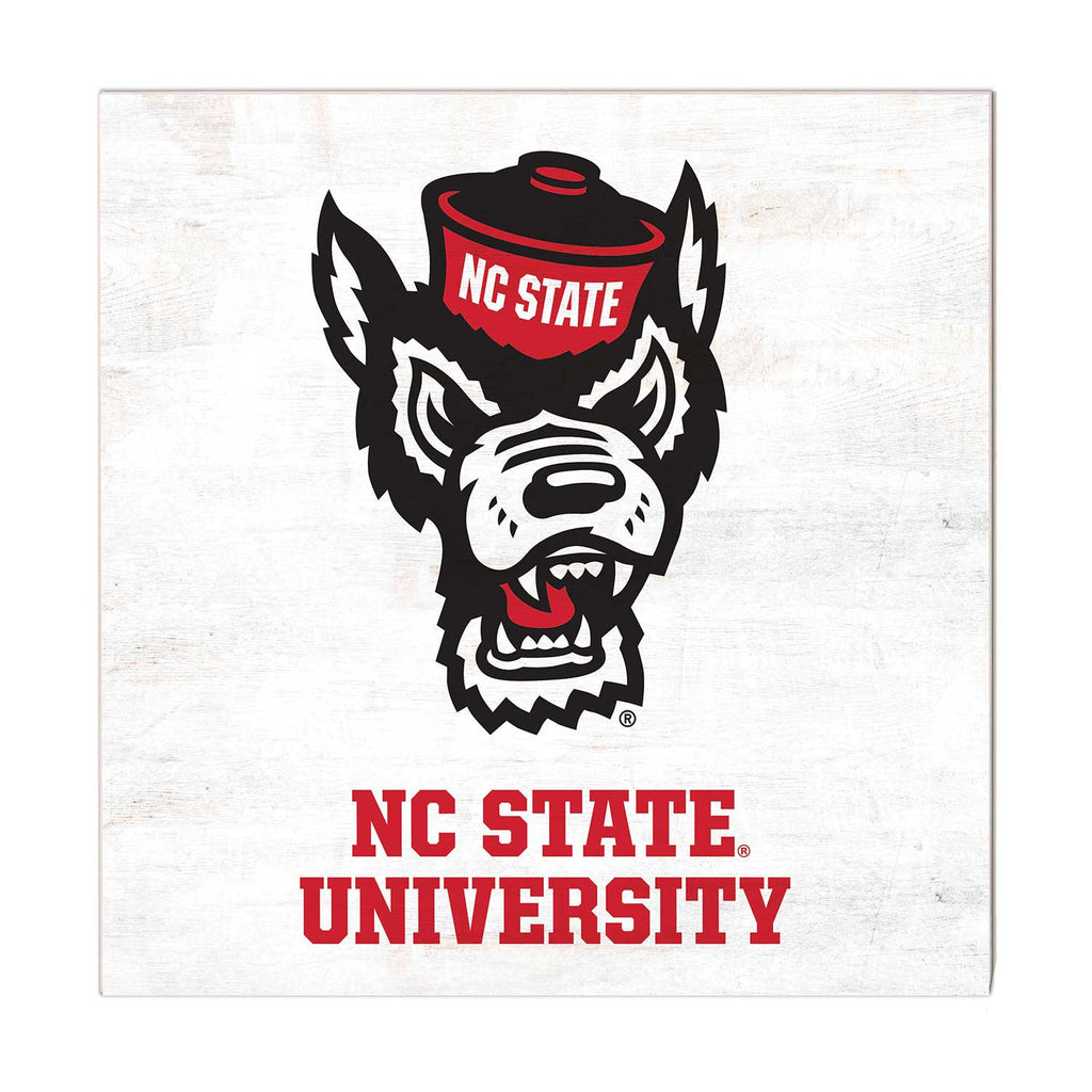 10x10 Scholastic Sign North Carolina State Wolfpack