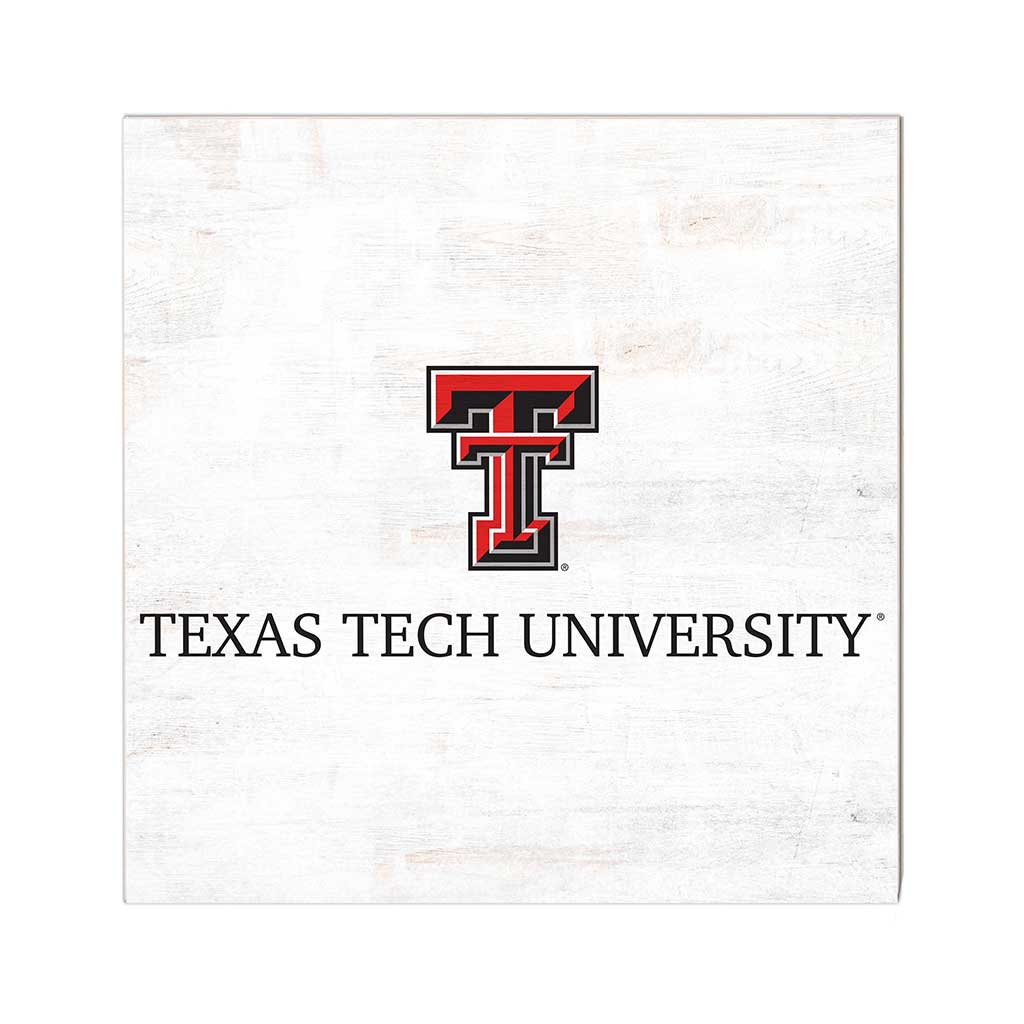 10x10 Scholastic Sign Texas Tech Red Raiders