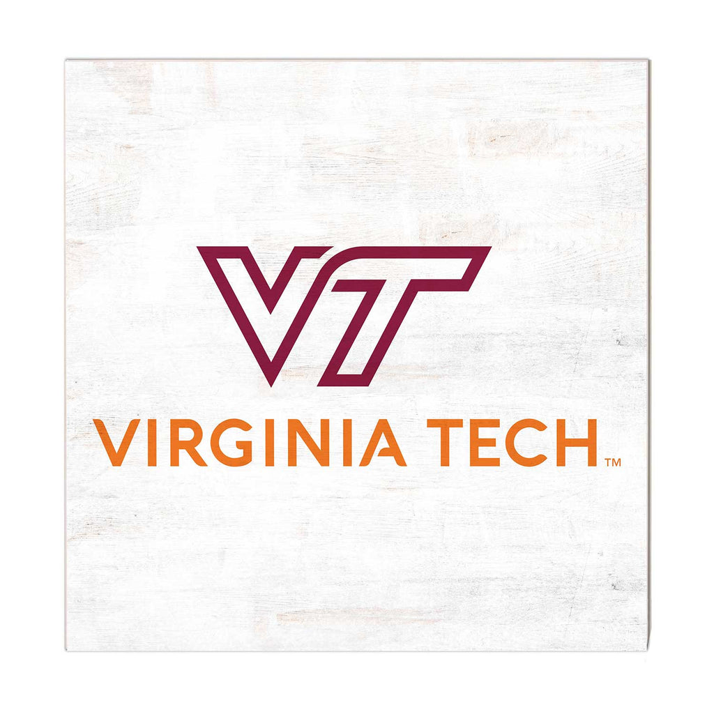 10x10 Scholastic Sign Virginia Tech Hokies