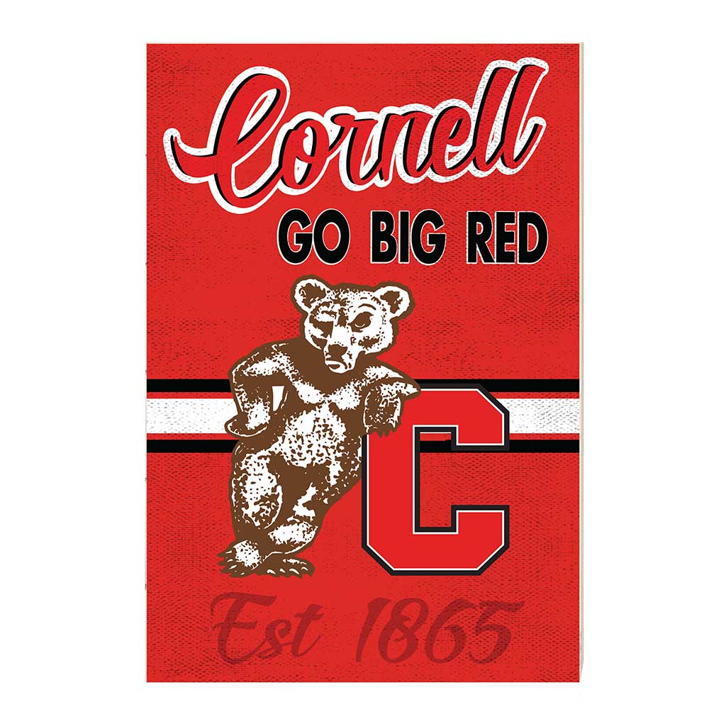 34x24 Mascot Sign Cornell Big Red
