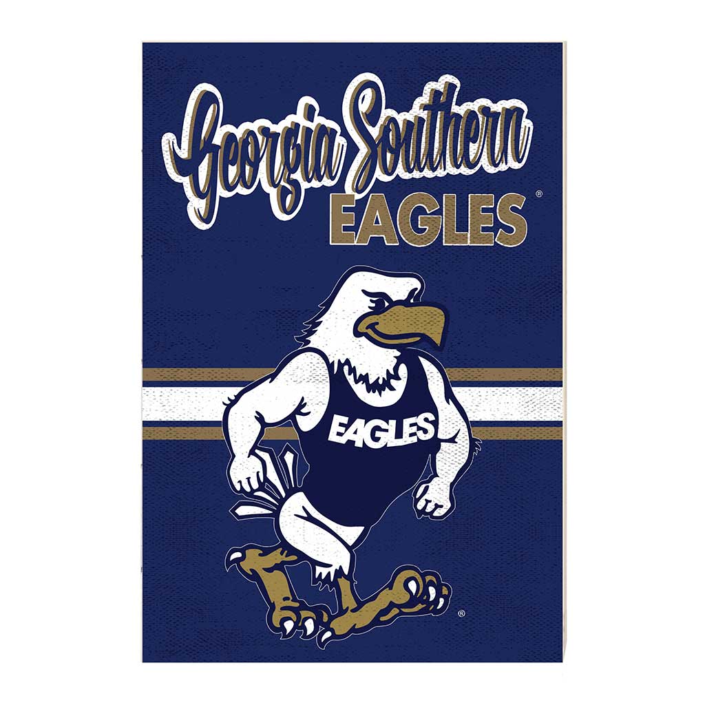 34x24 Mascot Sign Georgia Southern Eagles