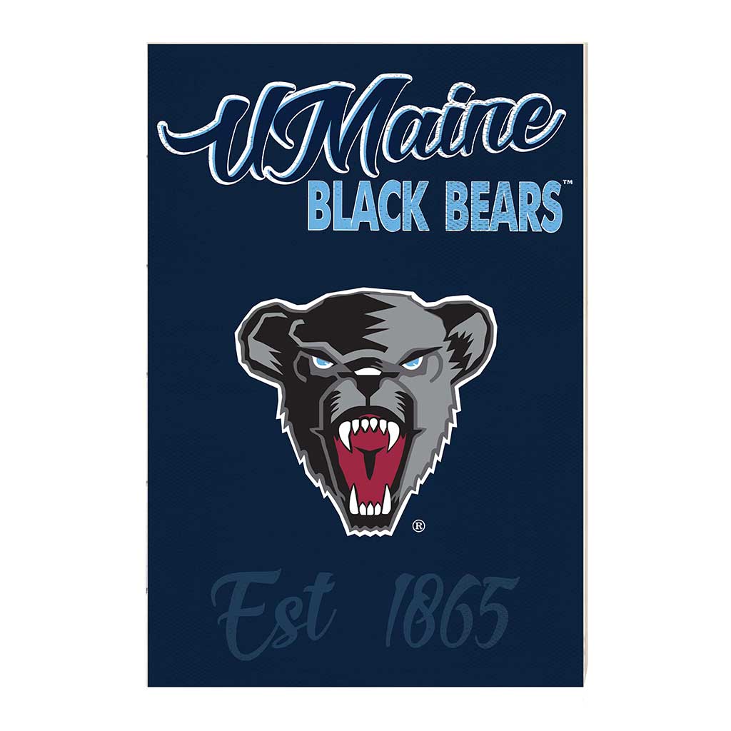 34x24 Mascot Sign Maine (Orono) Black Bears