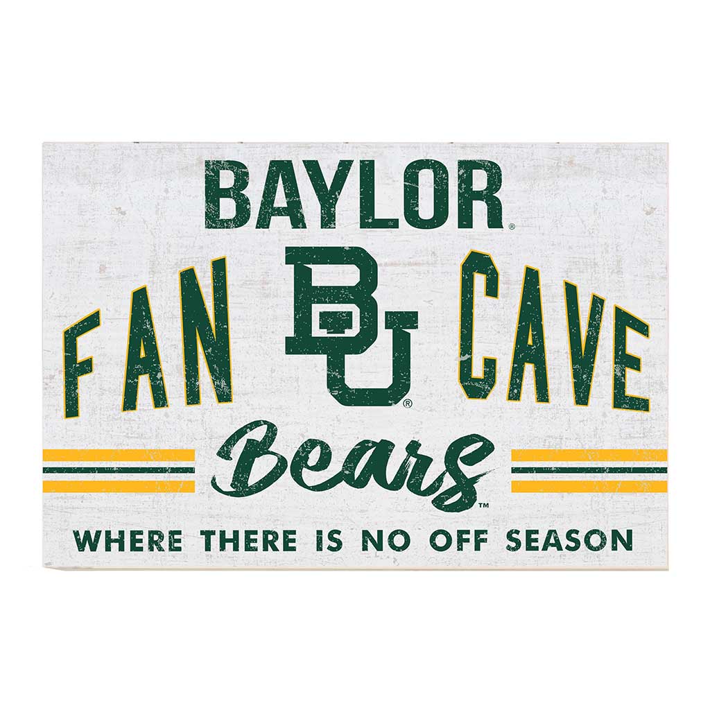 24x34 Retro Fan Cave Sign Baylor Bears