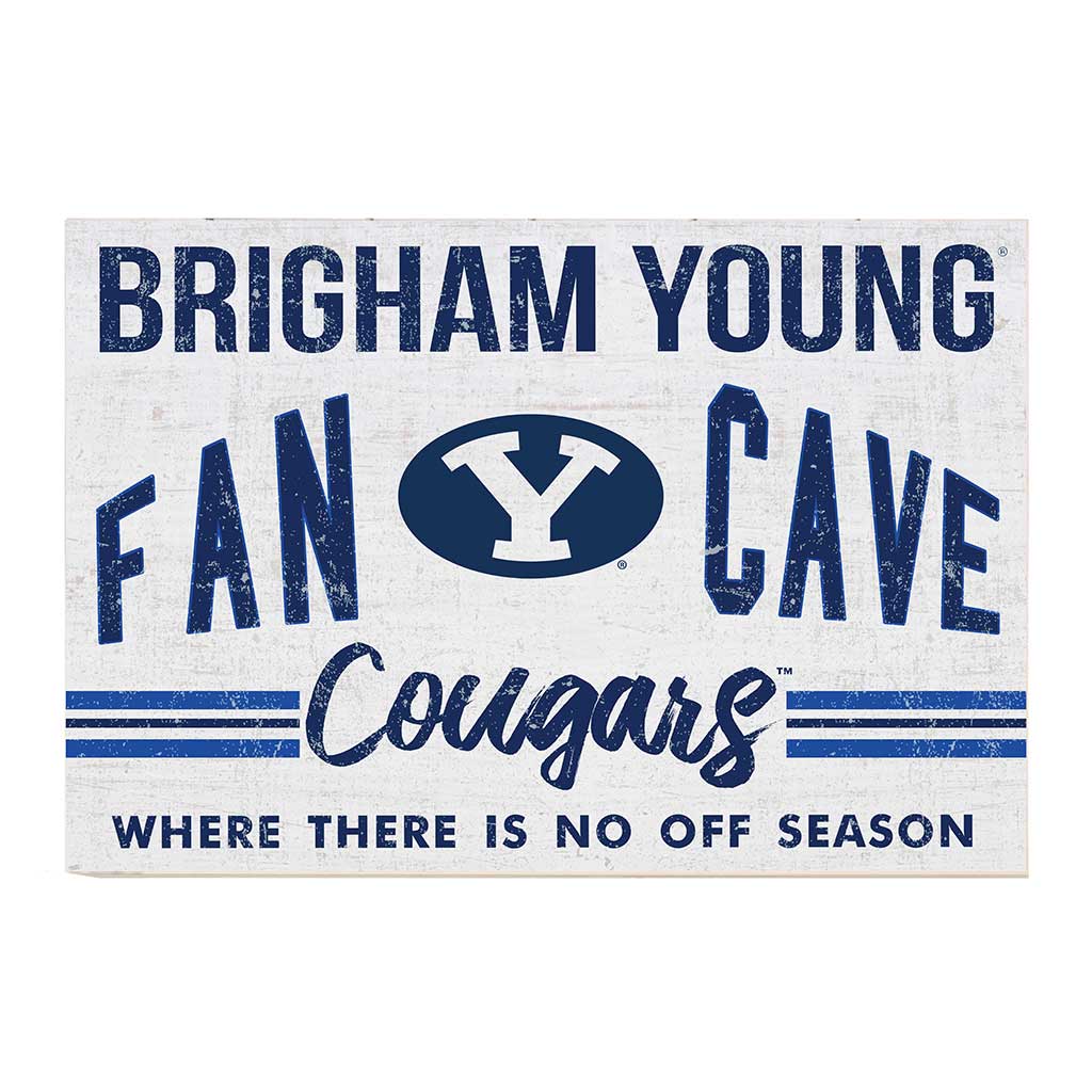 24x34 Retro Fan Cave Sign Brigham Young Cougars