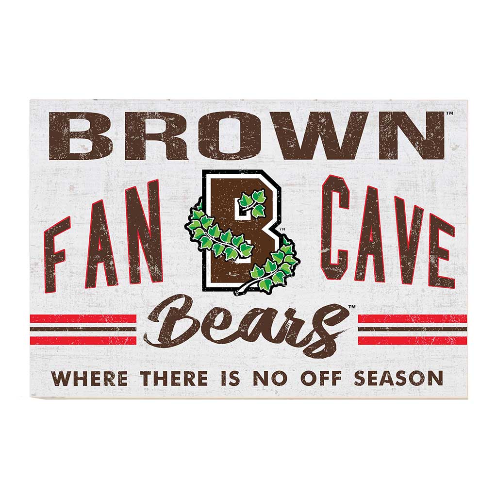 24x34 Retro Fan Cave Sign Brown Bears