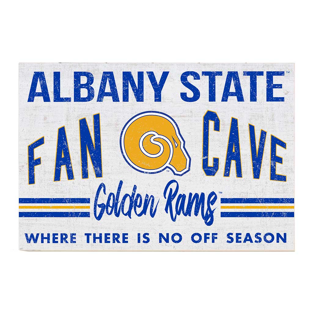 24x34 Retro Fan Cave Sign Albany State University Golden Rams