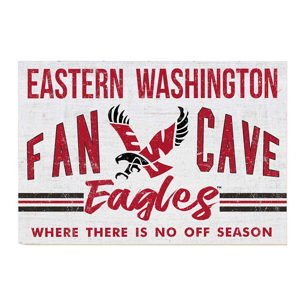 24x34 Retro Fan Cave Sign Eastern Washington Eagles