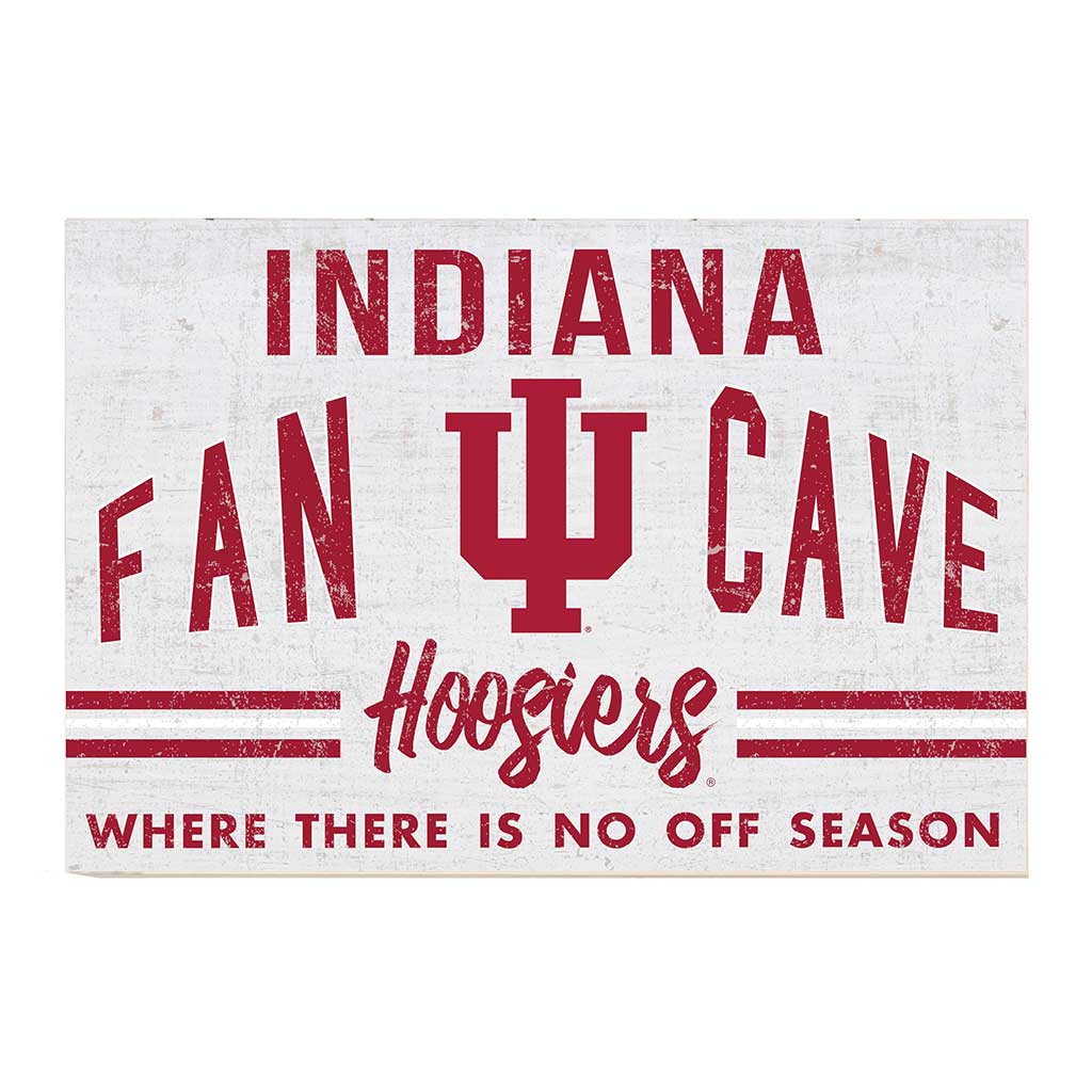 24x34 Retro Fan Cave Sign Indiana Hoosiers