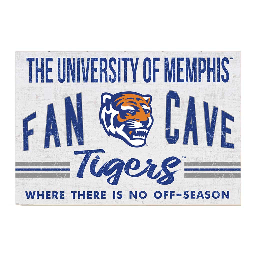 24x34 Retro Fan Cave Sign Memphis Tigers