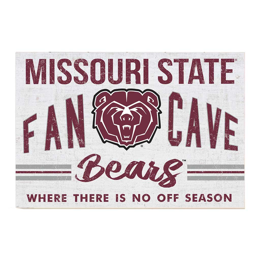24x34 Retro Fan Cave Sign Missouri State Bears