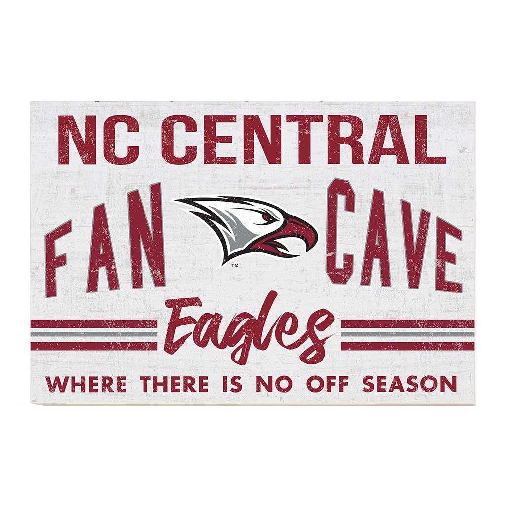 24x34 Retro Fan Cave Sign North Carolina Central Eagles