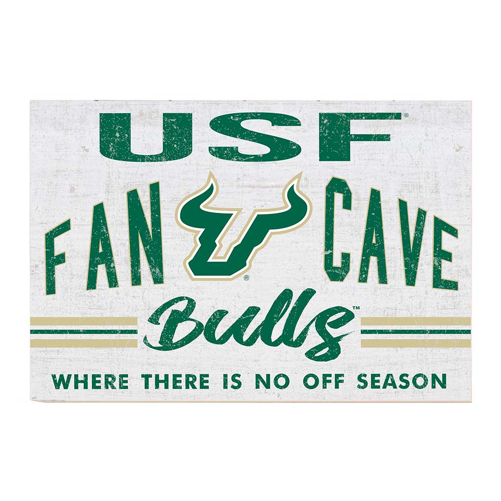 24x34 Retro Fan Cave Sign South Florida Bulls
