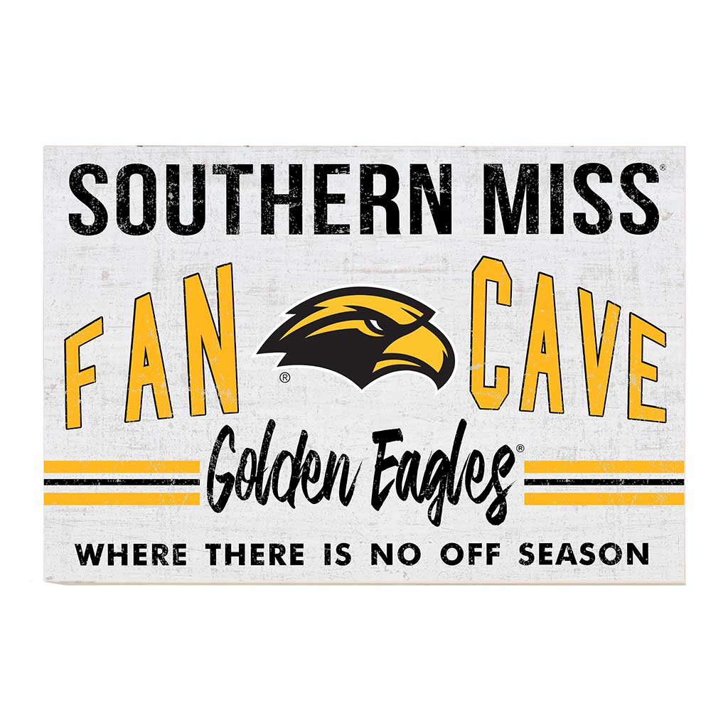 24x34 Retro Fan Cave Sign Southern Mississippi Golden Eagles
