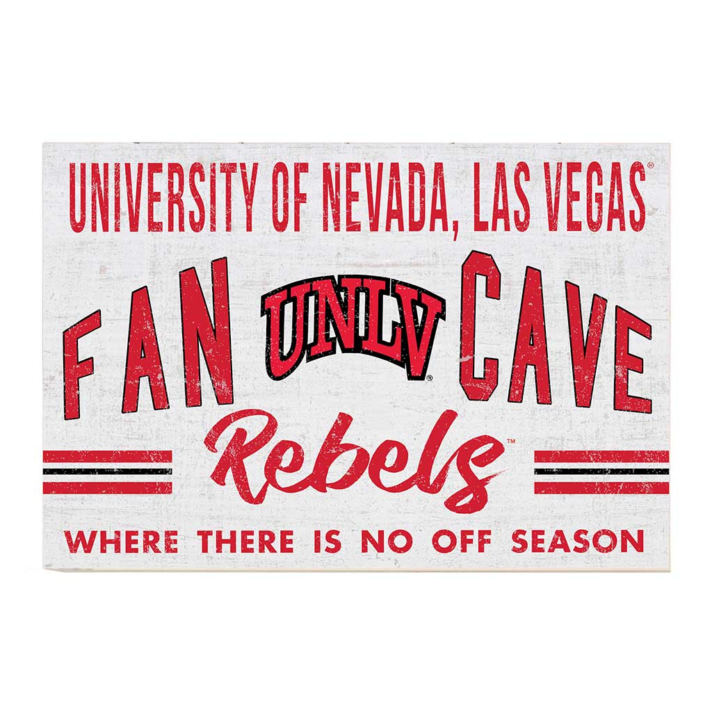24x34 Retro Fan Cave Sign University of Nevada Las Vegas Rebels