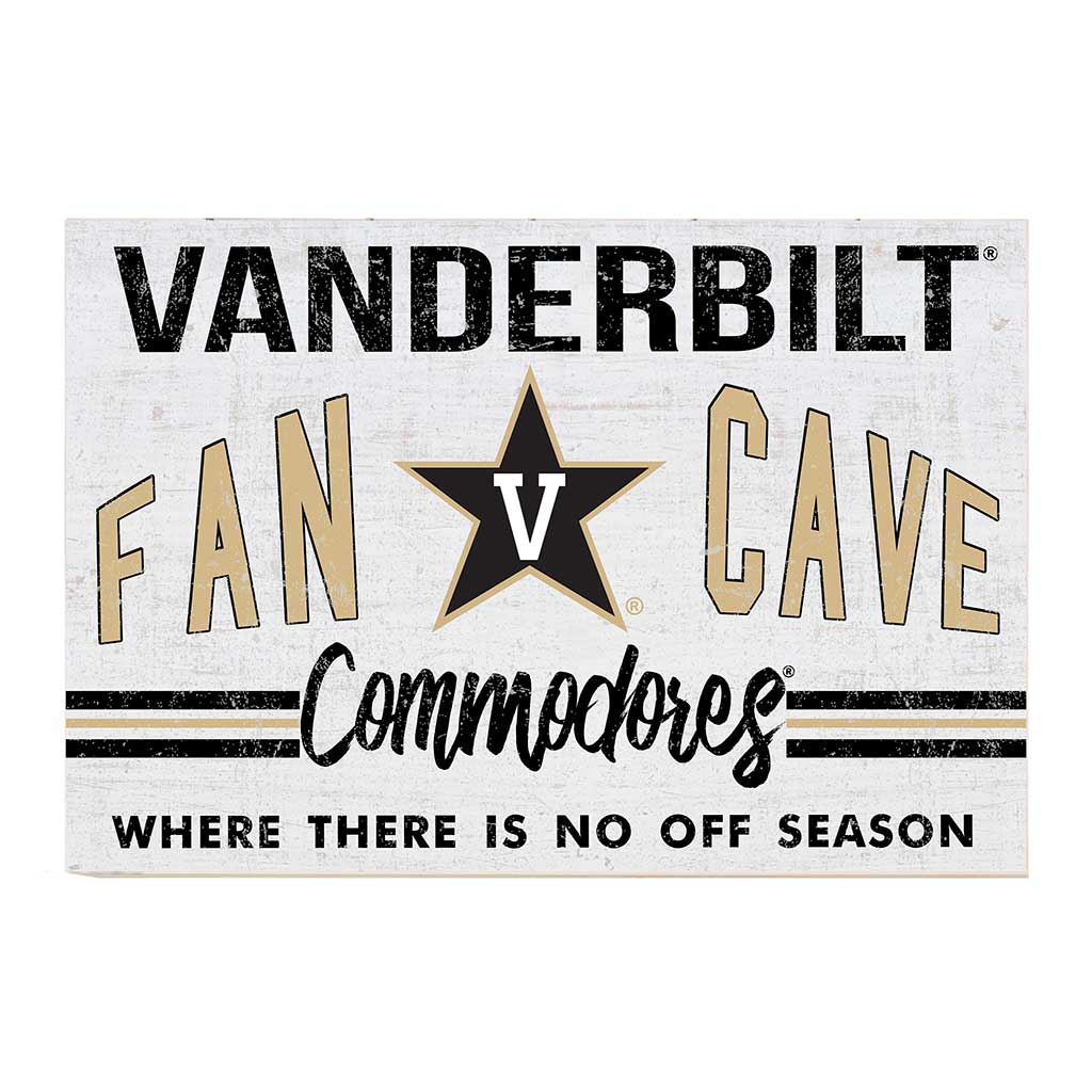 24x34 Retro Fan Cave Sign Vanderbilt Commodores