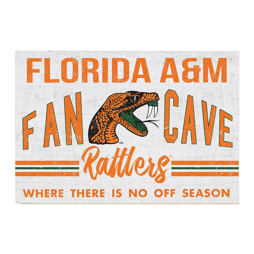 24x34 Retro Fan Cave Sign Florida A&M Rattlers
