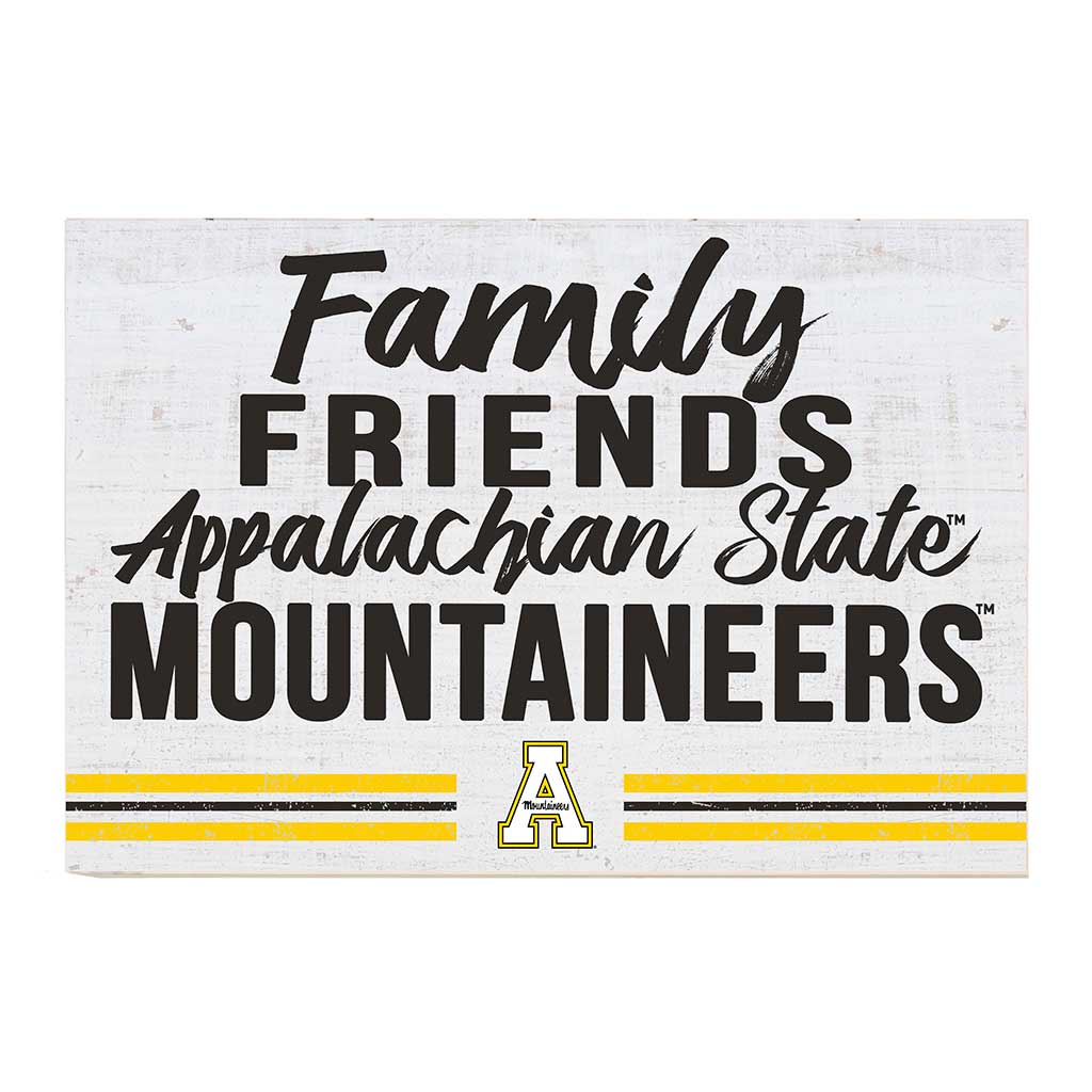 24x34 Friends Family Team Sign Appalachian State Mountaineers