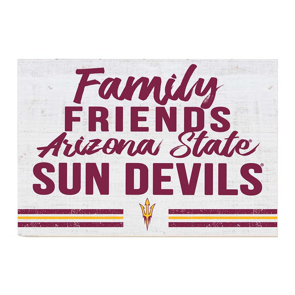 24x34 Friends Family Team Sign Arizona State Sun Devils