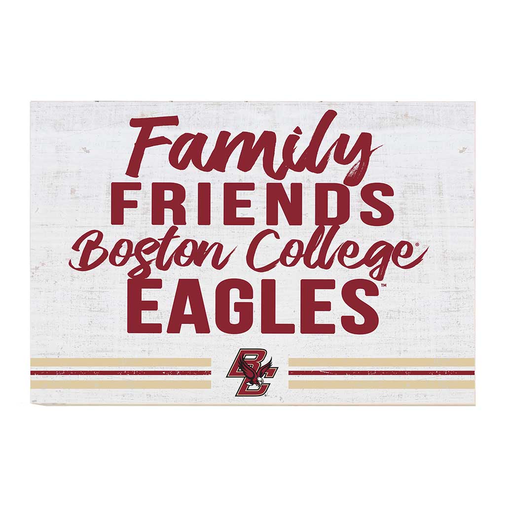 24x34 Friends Family Team Sign Boston College Eagles