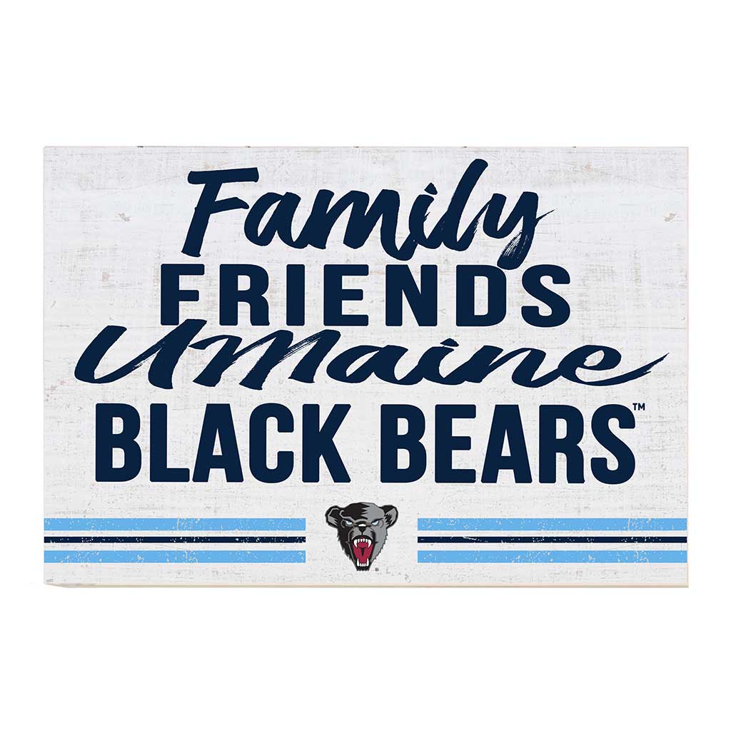 24x34 Friends Family Team Sign Maine (Orono) Black Bears