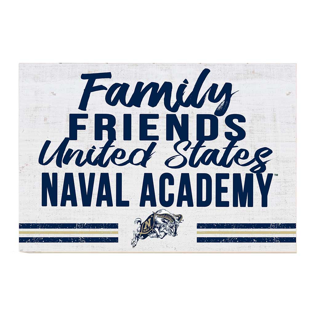 24x34 Friends Family Team Sign Naval Academy Midshipmen