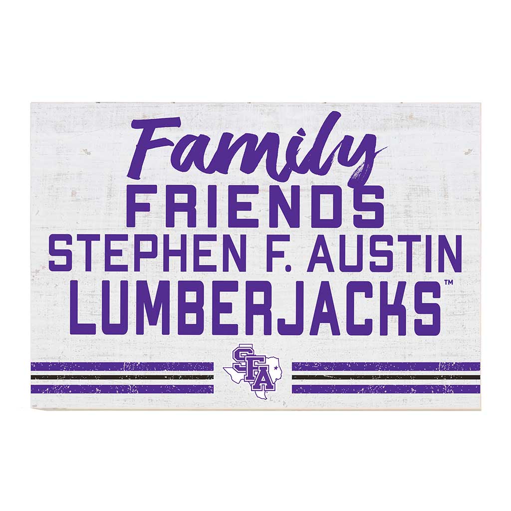 24x34 Friends Family Team Sign Stephen F Austin Lumberjacks