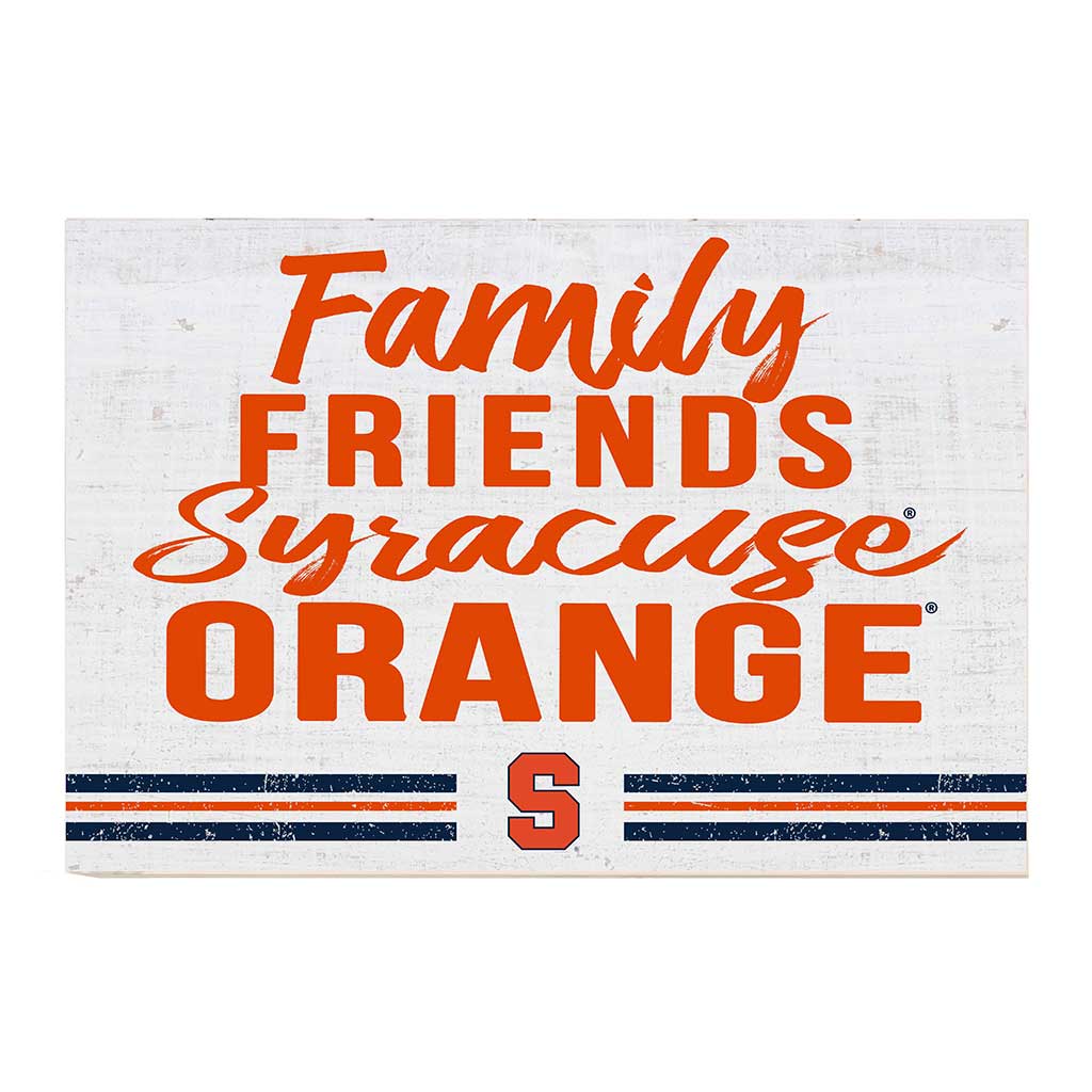 24x34 Friends Family Team Sign Syracuse Orange