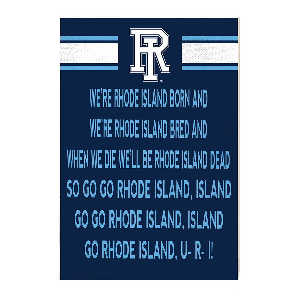 35x24 Fight Song Rhode Island Rams