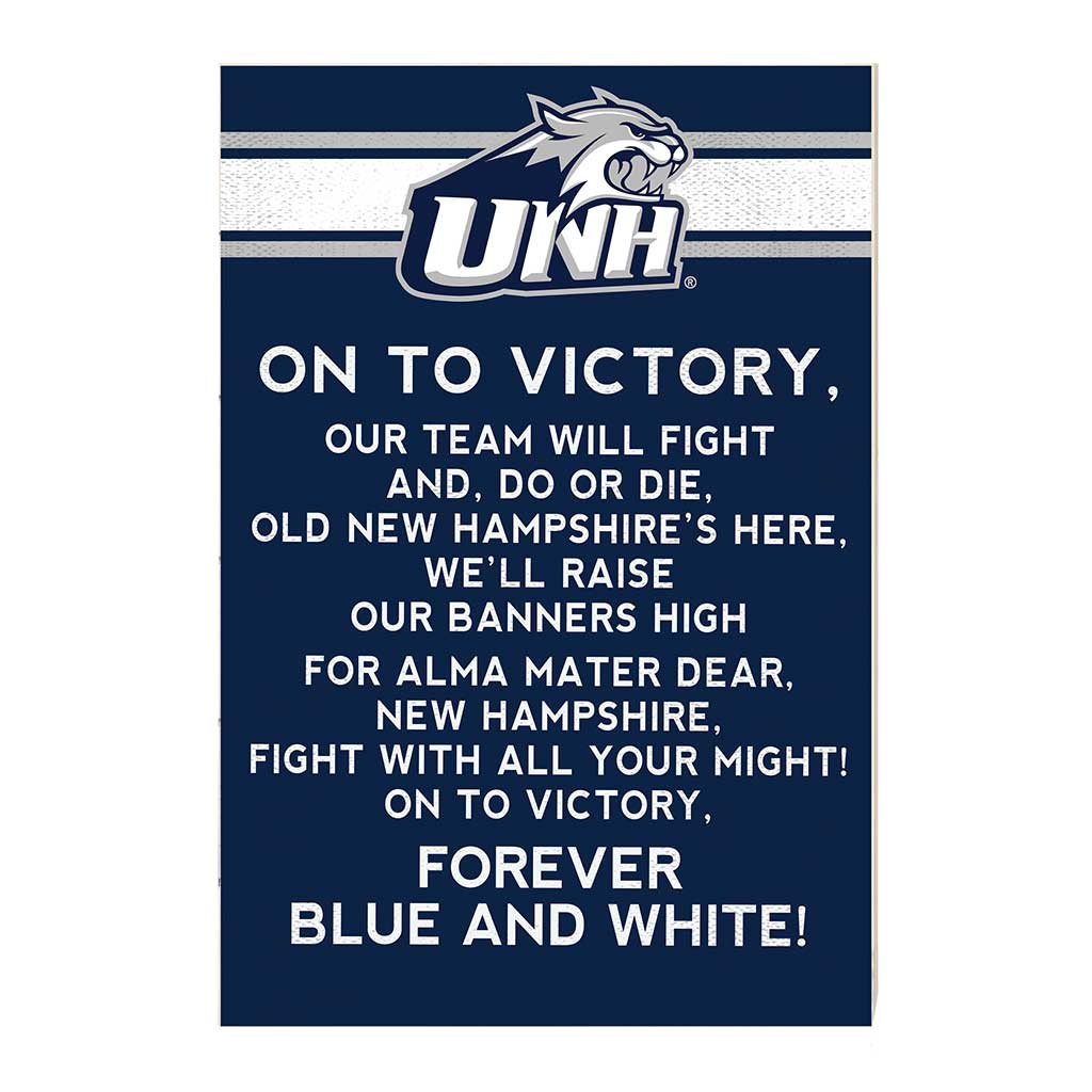 35x24 Fight Song University of New Hampshire Wildcats