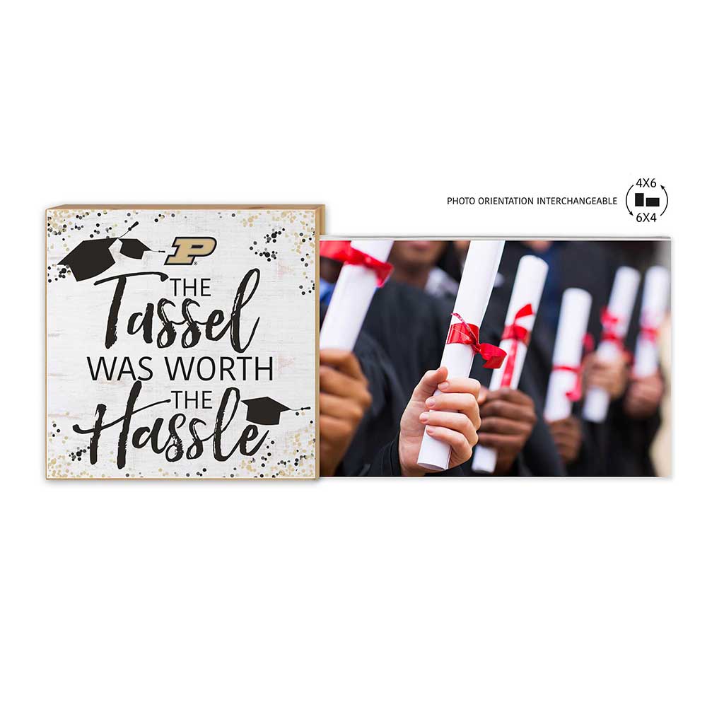 Floating Picture Frame Tassel Worth Hassle Team Purdue Boilermakers