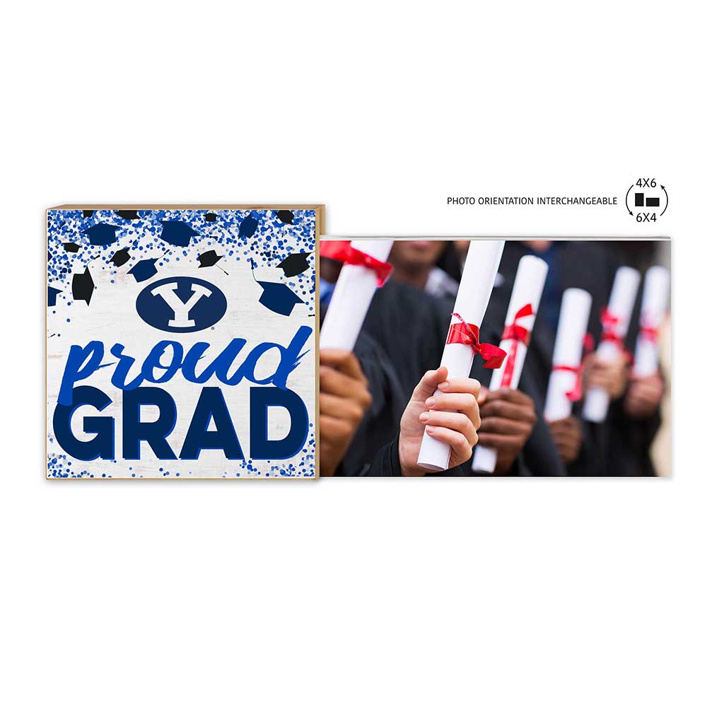 Floating Picture Frame Proud Grad Celebration Team Brigham Young Cougars