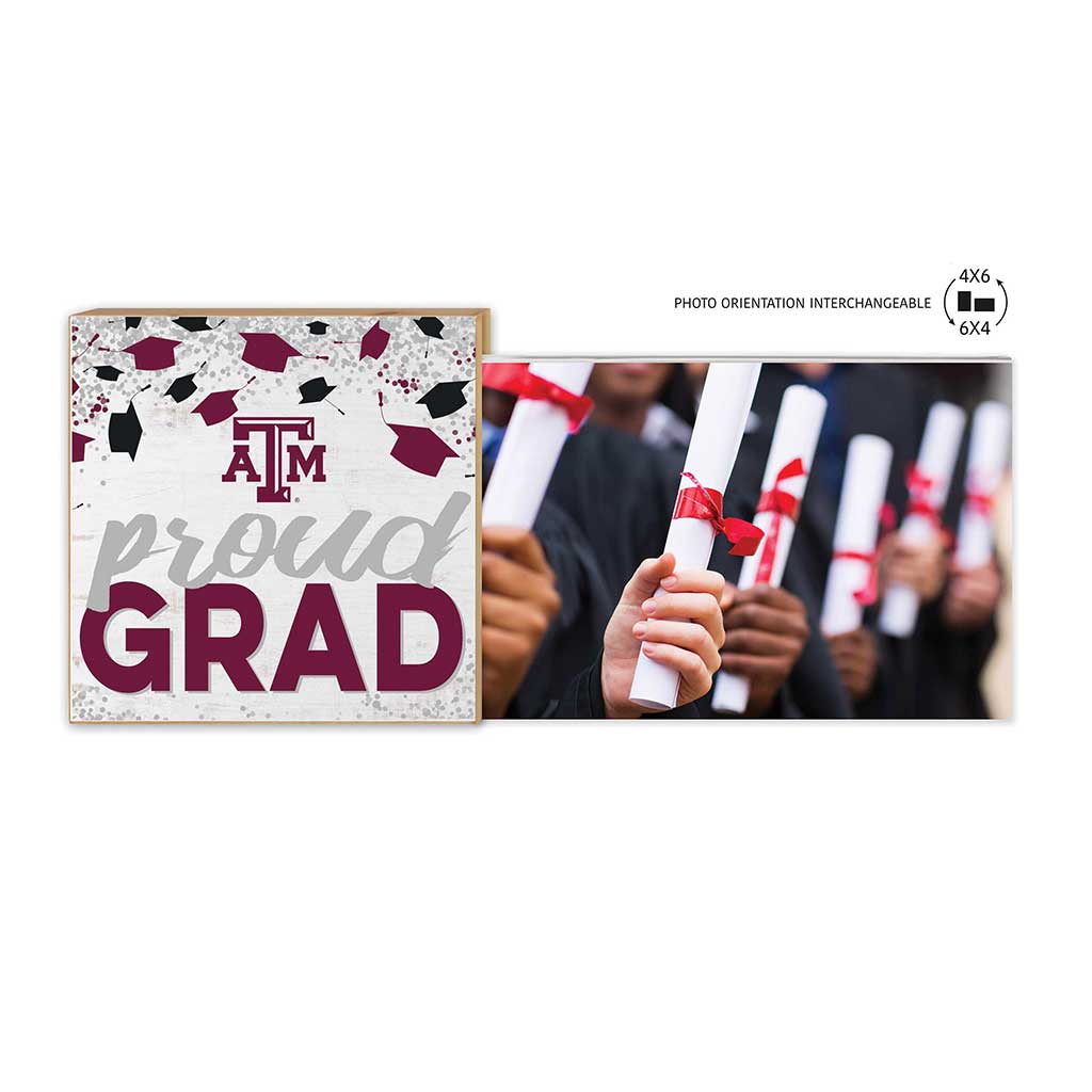 Floating Picture Frame Proud Grad Celebration Team Texas A&M Aggies