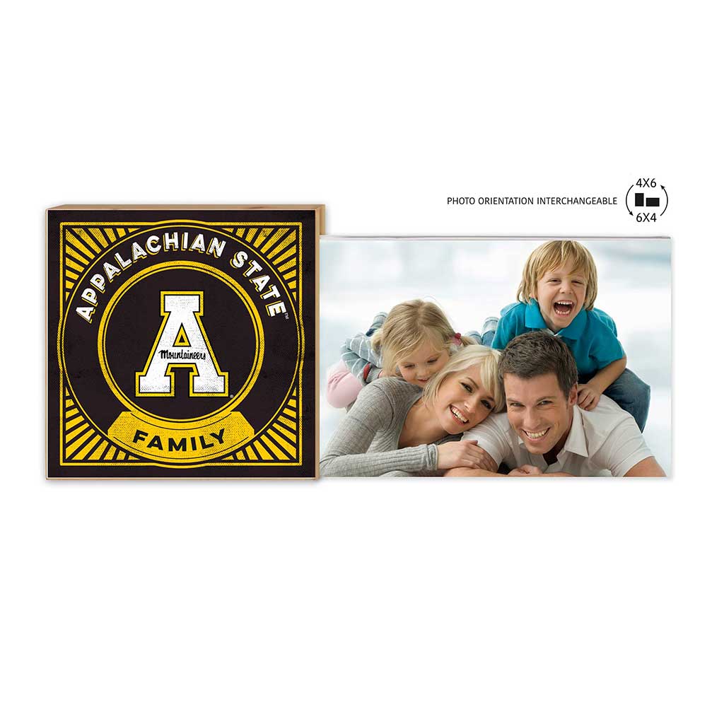 Floating Picture Frame Family Retro Team Appalachian State Mountaineers