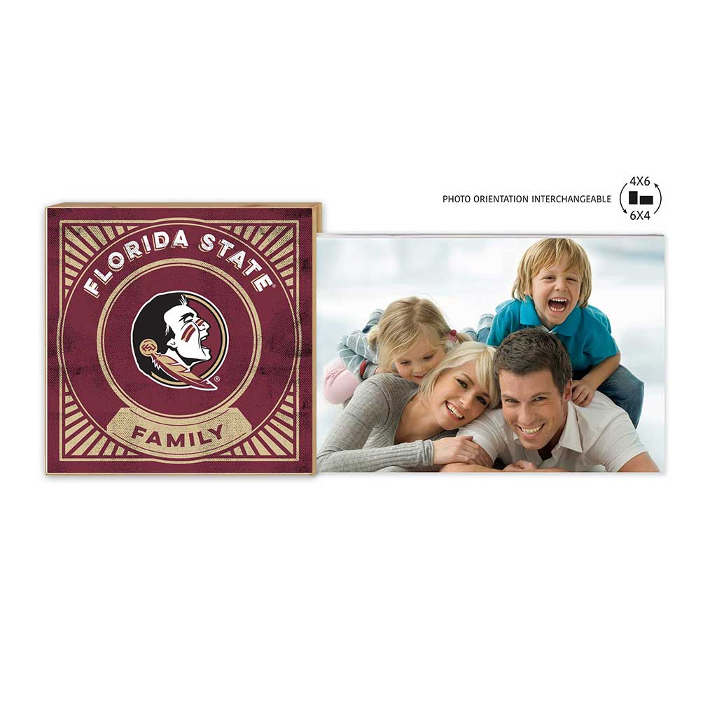 Floating Picture Frame Family Retro Team Florida State Seminoles