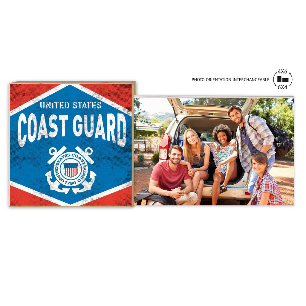Floating Picture Frame Retro Diamond Coast Guard