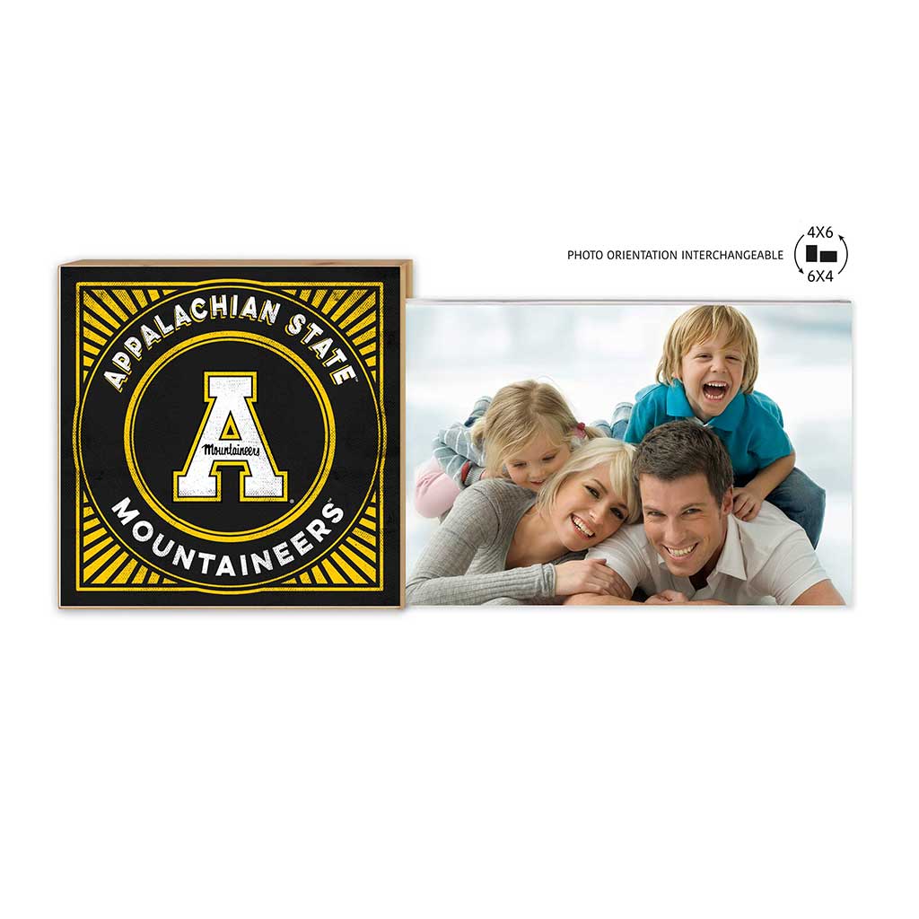 Floating Picture Frame Retro Team Logo Appalachian State Mountaineers