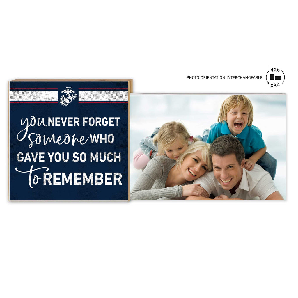 Floating Picture Frame Never Forget Military Marines