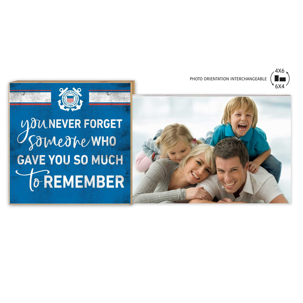 Floating Picture Frame Never Forget Military Coast Guard