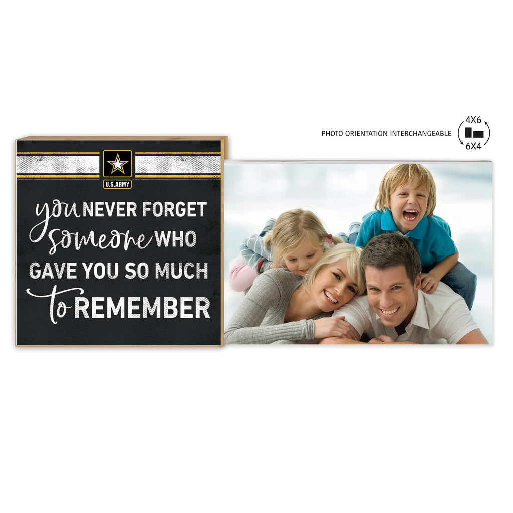 Floating Picture Frame Never Forget Military Army