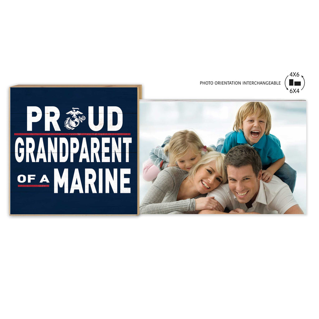 Floating Picture Frame Military Proud Grandparent Marines