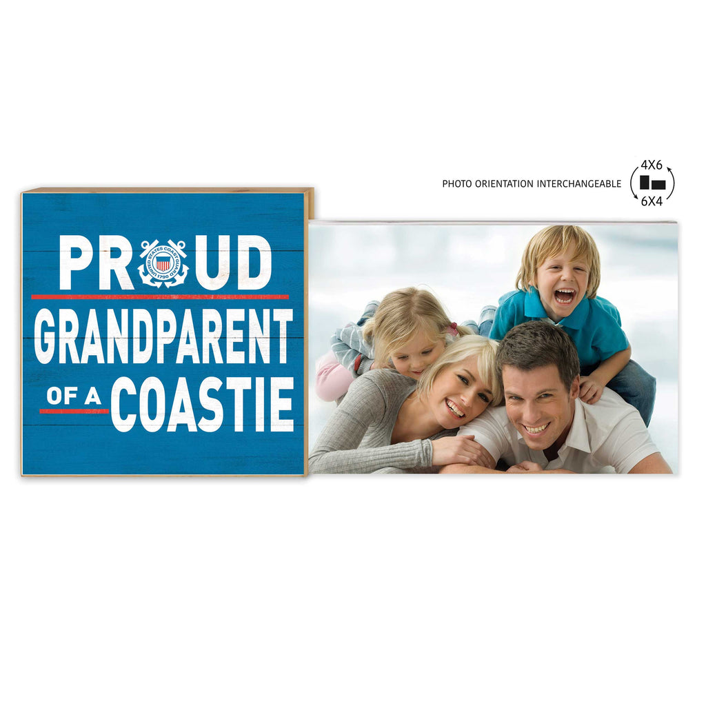 Floating Picture Frame Military Proud Grandparent Coast Guard