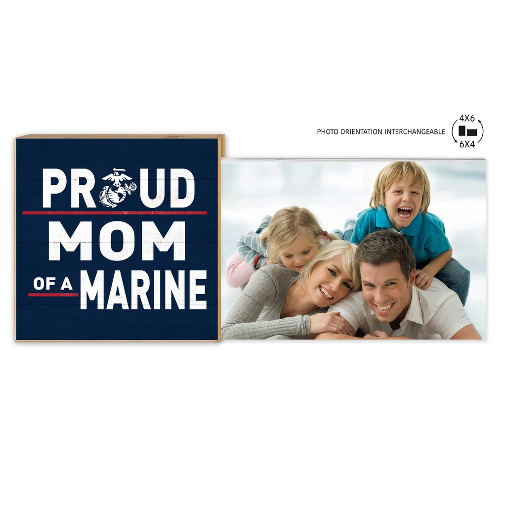 Floating Picture Frame Military Proud Mom Marines