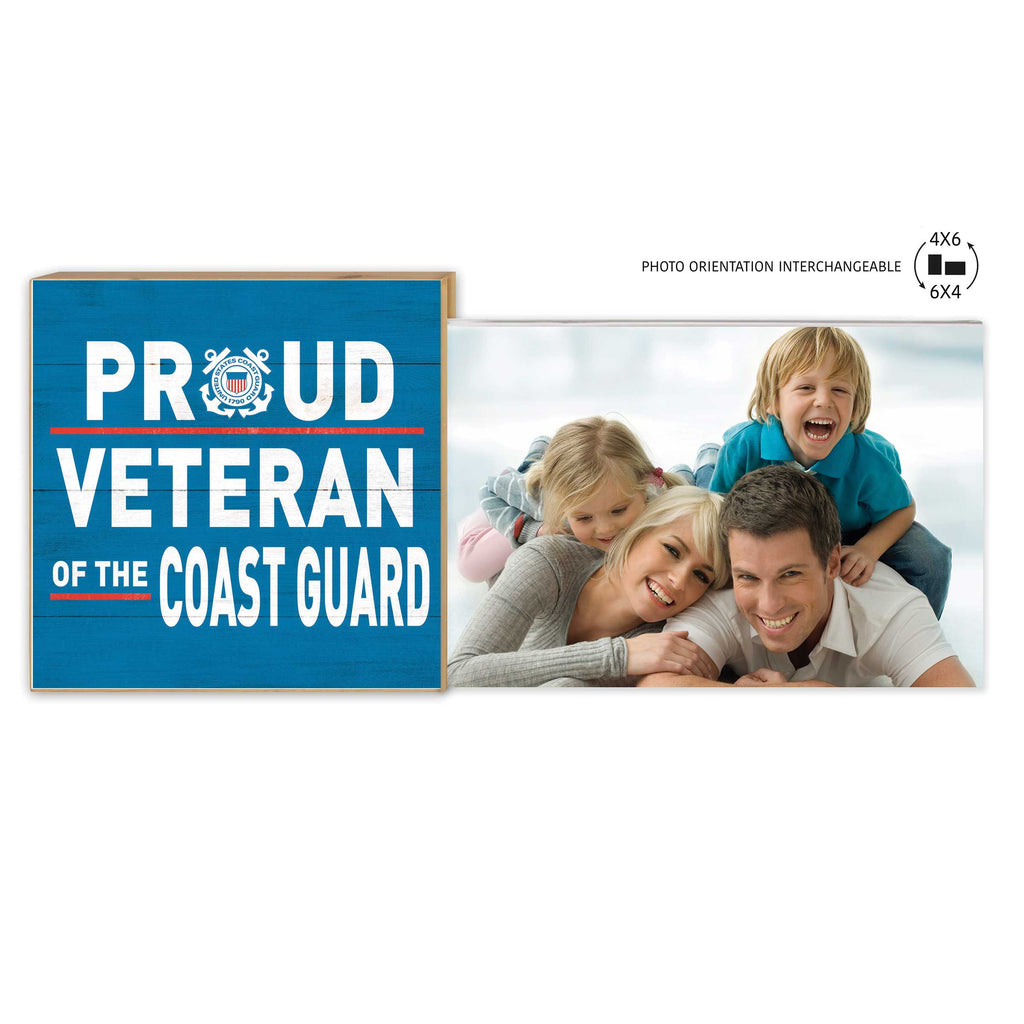 Floating Picture Frame Proud Veteran Coast Guard