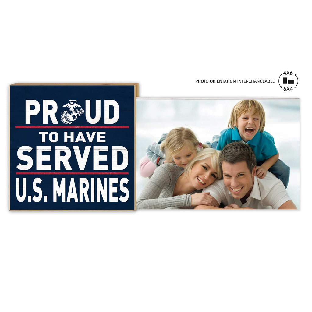 Floating Picture Frame Military Proud to Served Marines
